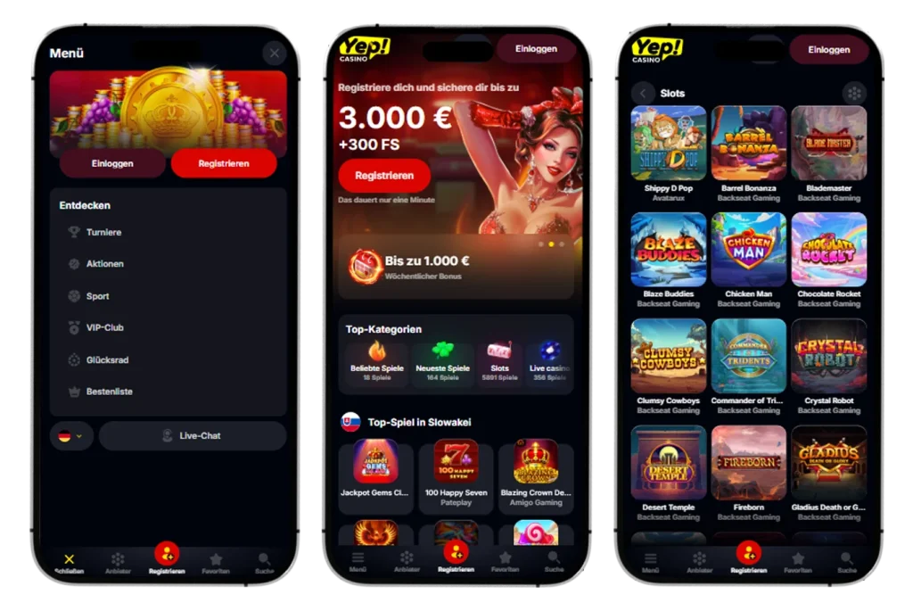 Yep Casino app